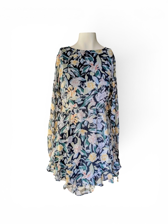 Petal & Pup Dresses & Skirts - Pedal & Pup Floral Chiffon Open Back Mini Dress NWT